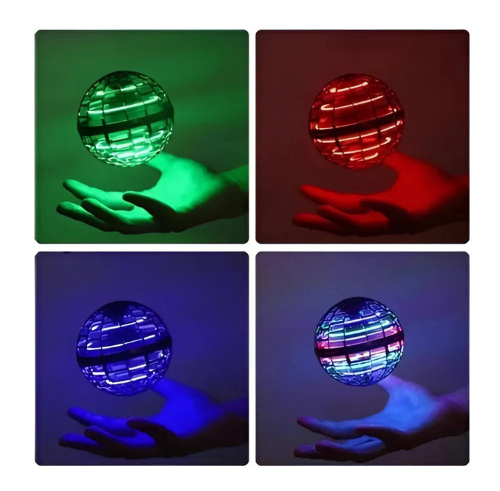 Flying Spinner Flynova Pro Pelota Voladora Boomerang Juguete con Luces