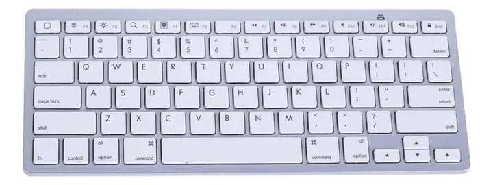 Teclado Bluetooh Recargable Inalambrico Tablet Celular Pc Teclado Multicolor