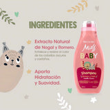 Champú Para Bebés Muss Baby Romero Cabello Oscuro 400ml