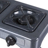 Estufa De Sobremesa A Gas Propano Sueco 2 Puestos Negro