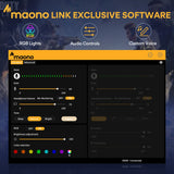 Micrófono Maono DM30 RGB condensador Cardioide Programable