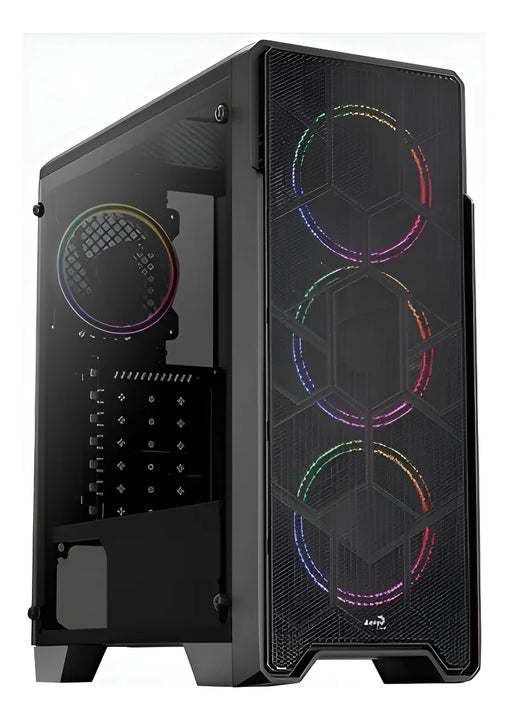 Gabinete Chasis Gamer Aerocool Ore Saturn 4 Ventiladores Frgb