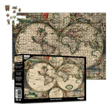 Rompecabezas Ingenio Destreza Mental 1000 Piezas Mapamundi Antiguo