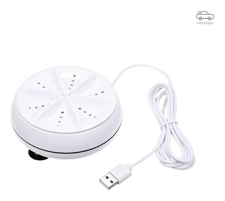 Mini Lavadora Portátil Giratoria Personal Blanco