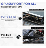 Fuente De Poder 1000w Atx 3.1, Pcie 5.1, 80+ Gold Vetroo Blanco