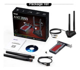 Adaptador Pcie Wi-fi 6e Bluetooth 5.3 Tribanda Rgb Fenvi