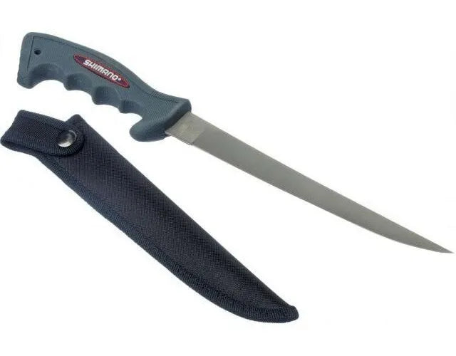 Cuchillo Para Filetear 19 Cm Mango Ergonómico Con Estuche Plateado