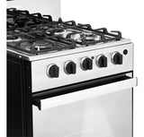 Estufa Romero Ultra Haceb 50 Cms Gas Natural Inox Color Negro
