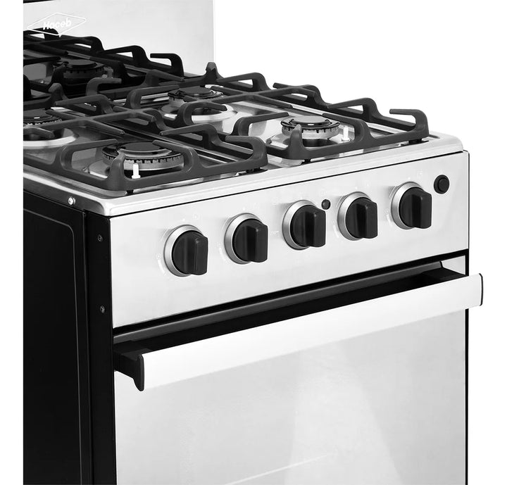 Estufa Romero Ultra Haceb 50 Cms Gas Natural Inox Color Negro