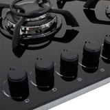 Estufa De Empotrar Cristal 76 Cm Gas Natural Haceb