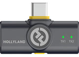 Micrófono dual USB-C Hollyland Lark M2 Duo para 2 personas