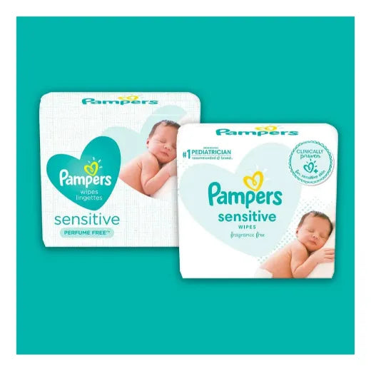 Pampers Sensitive Toallitas Humedas Sin Perfume 168 U