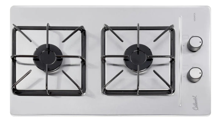 Estufa De Empotrar Acero Inoxidable 2pt Gas Propano 5425 Gris