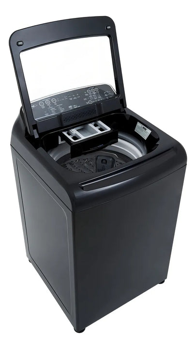 Lavadora Zoü 14 Kg Digital Negra Color Negro