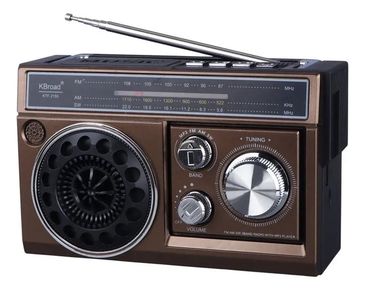 Parlante Radio Altavoz Retro Inalámbrico Bluetooth Linterna Diseño
