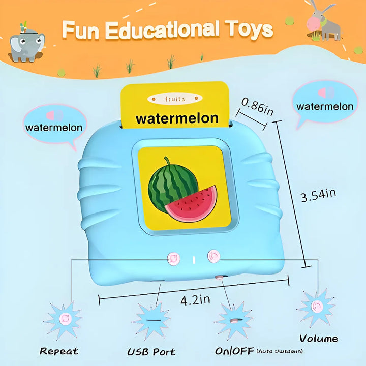 Cardkids Educacional Aprender Inglês 224 Palavras Infantil