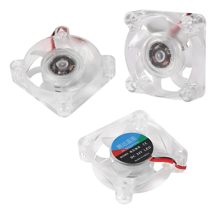 Ventilador Brushless Rgb Led Dc 24v 4010, Impresora 3d