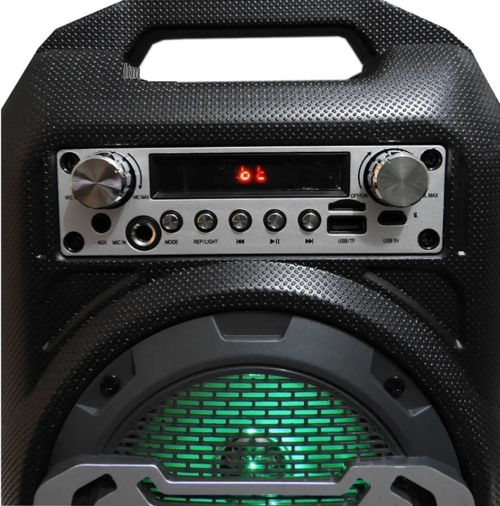 Parlante Altavoz Portatil Bluetooth, Fm, Usb, Sd ,aux, Micro Negro