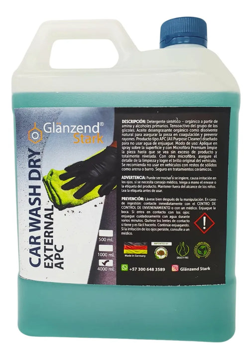 Shampoo Profesional De Lavado En Seco Para Vehículos 4000ml