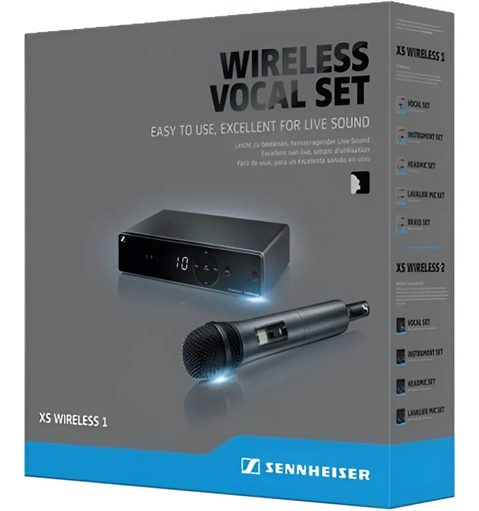 Micrófono Sennheiser XSW 1-825-A Dinámico Cardioide color negroS