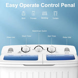 Combo Giratorio De 9 Kg Y 5.4 Kg Mini Lavadora Compacta