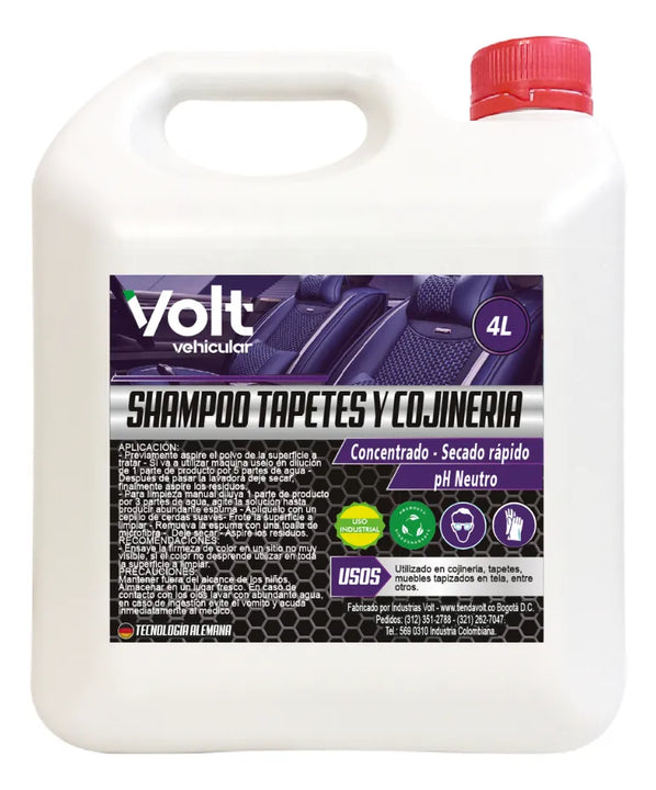 Limpiador Para Tapicería, Cojineria, Telas Para Carros