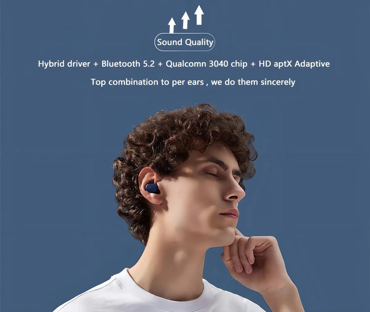 Audífonos in-ear inalámbricos blanco