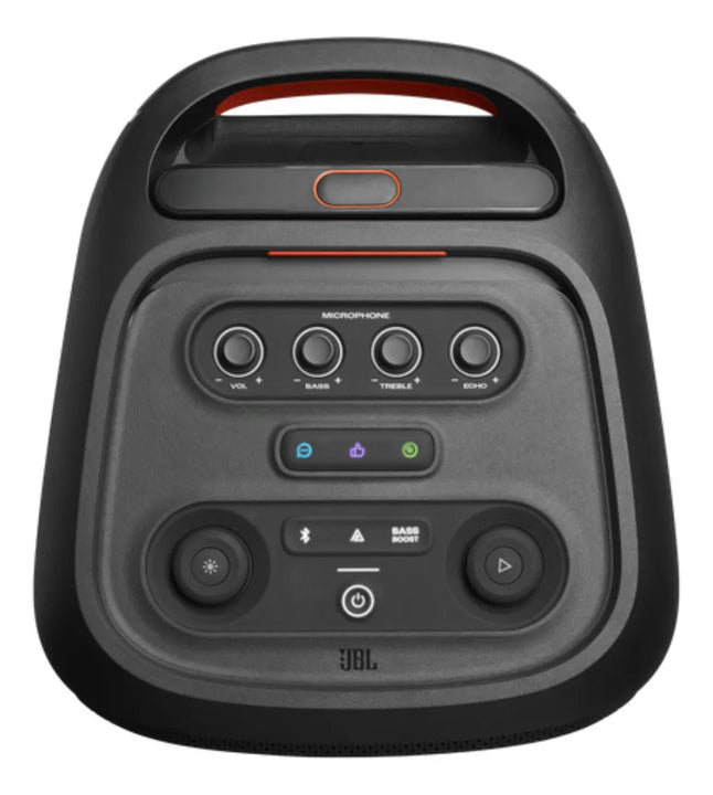 Parlante JBL PartyBox Stage 320 JBLPBSTAGE320AM portátil con bluetooth waterproof negra