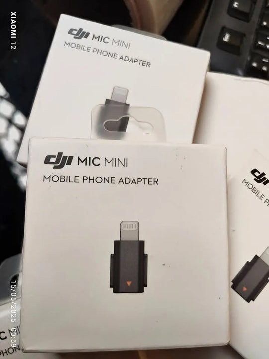 Adaptador De Teléfono Móvil Dji Mini Mic Negro
