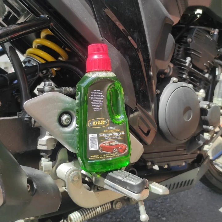 Shampoo Con Cera Super Brillo Gratis Esponja Absorbente