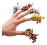 Dinosaurio Mordelon Coleccionable Juguete Niño X5 Unidades