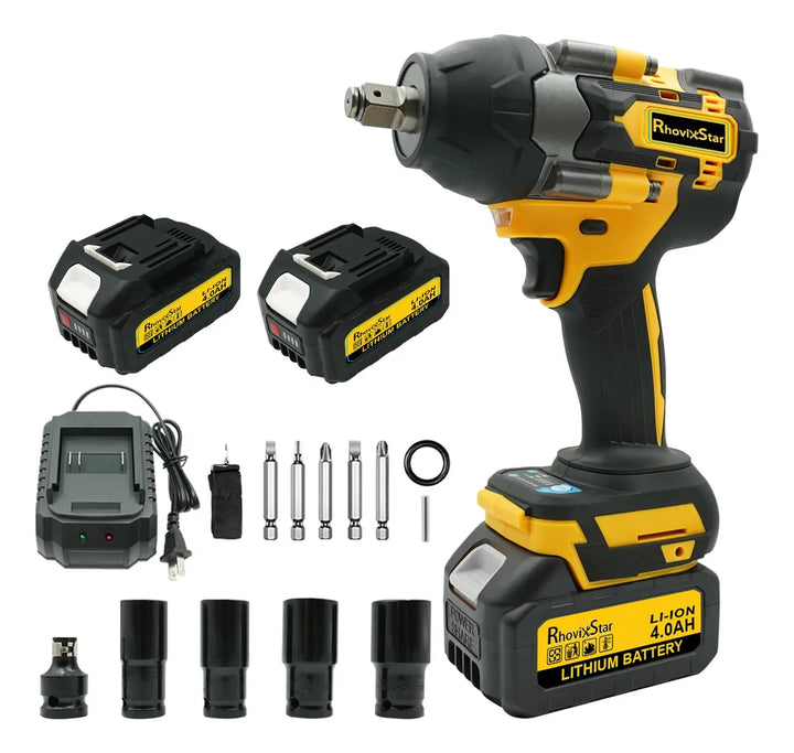 Kit Llave De Impacto Inalámbrica 20 V Max 3/8 Pulgadas 4000