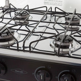 Estufa De Mesa Avellana V Gas Natural Negra Haceb Color Negro