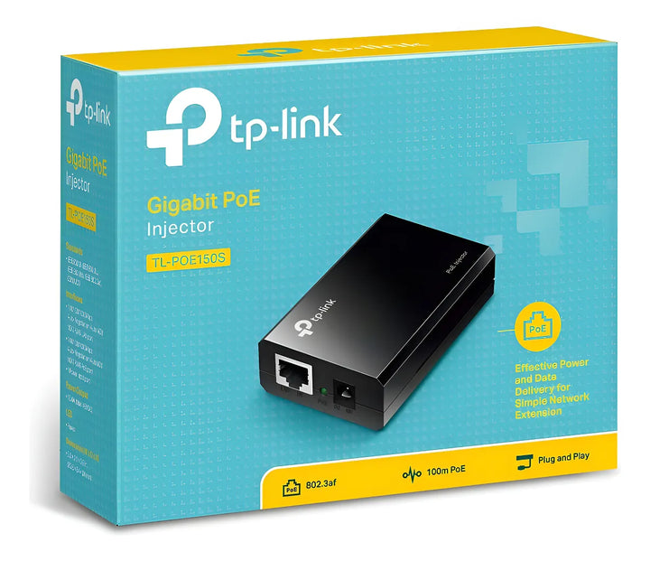 Adaptador de inyector PoE TP-Link TL-PoE150s