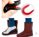 Plantillas Aumento Altura Estatura 3-7cm Zapatos Color Negro Tamaño De La Plantilla Ajustable