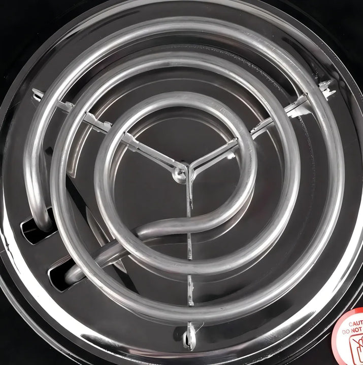 Estufa Eléctrica 1 Puesto 5 Niveles De Temperatura Color Negro