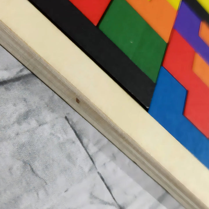 Cubeta Toys Tetris Juego Mesa Didactico Rompecabezas En Madera 40 Piezas