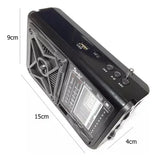 Radio Parlante Recargable Am/fm Bluetooth Panel Solar Fx-063