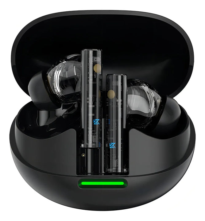 Audífonos Kz Carol Pro con Ldac, Anc y Hi-fi Bluetooth color negro