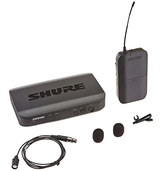 Micrófono Inalámbrico Shure Blx14 / Cvl Solapa Blx14/cvl Color Negro