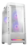 Armario Cougar Duoface Rgb de vidrio templado blanco para jugadores. Medio
