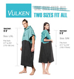 Vulken Toalla De Playa Extra Grande Con Capucha Gruesa Y Azu