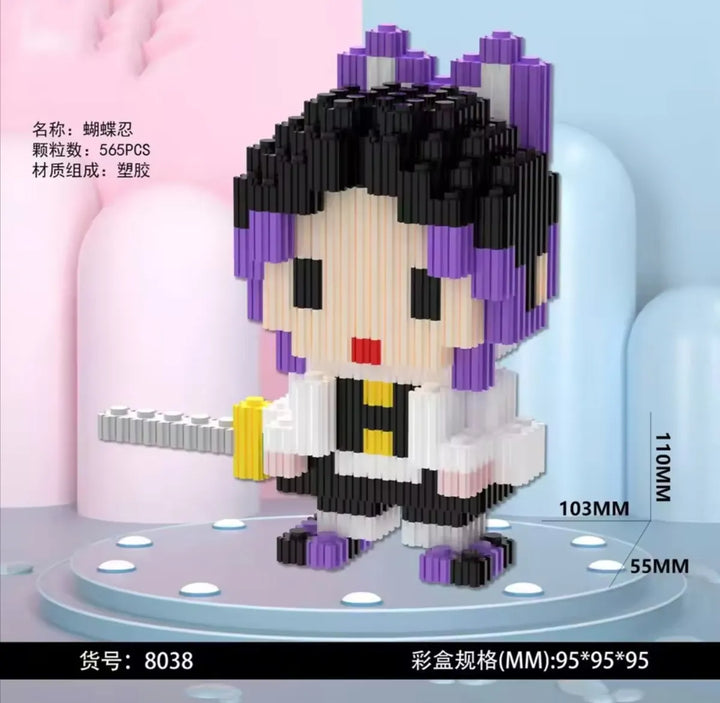 Juguete Armable Demon Slayer Magic Block Fichas Bloque Armar 500 Demon Slayer