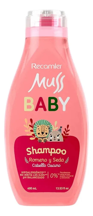 Champú Para Bebés Muss Baby Romero Cabello Oscuro 400ml