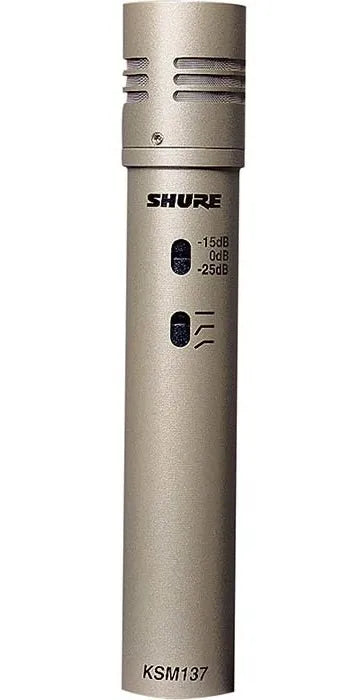 Micrófono Shure KSM137/SL Condensador CardioideS
