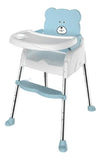 Silla Comedor Para Bebe Multifuncional 5 En 1 + Obseq Bz-506 Color Azul Ninos