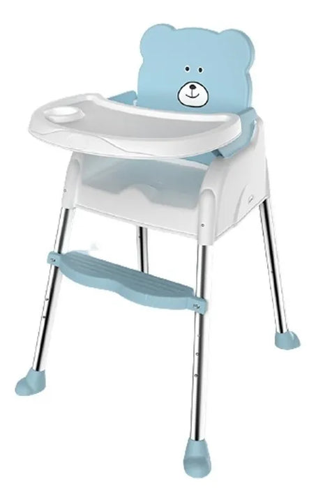 Silla Comedor Para Bebe Multifuncional 5 En 1 + Obseq Bz-506 Color Azul Ninos