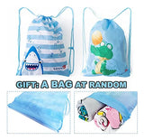 Poncho De Toalla De Dinosaurio Con Capucha Para Ninos