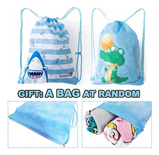 Poncho De Toalla De Dinosaurio Con Capucha Para Ninos