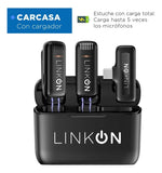Microfono Inalambrico Lavalier Solapa Linkon + Estuche Carga